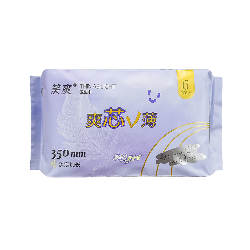 6 mảnh 350mm làm mới thêm khăn vệ sinh hàng ngày