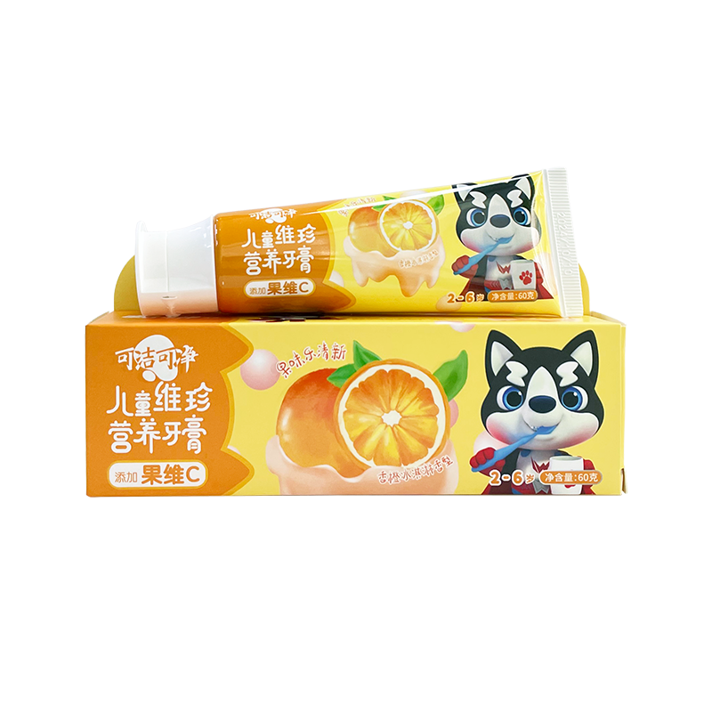 Trẻ em 2-6 tuổi dinh dưỡng thêm vitamin C Kem đánh răng